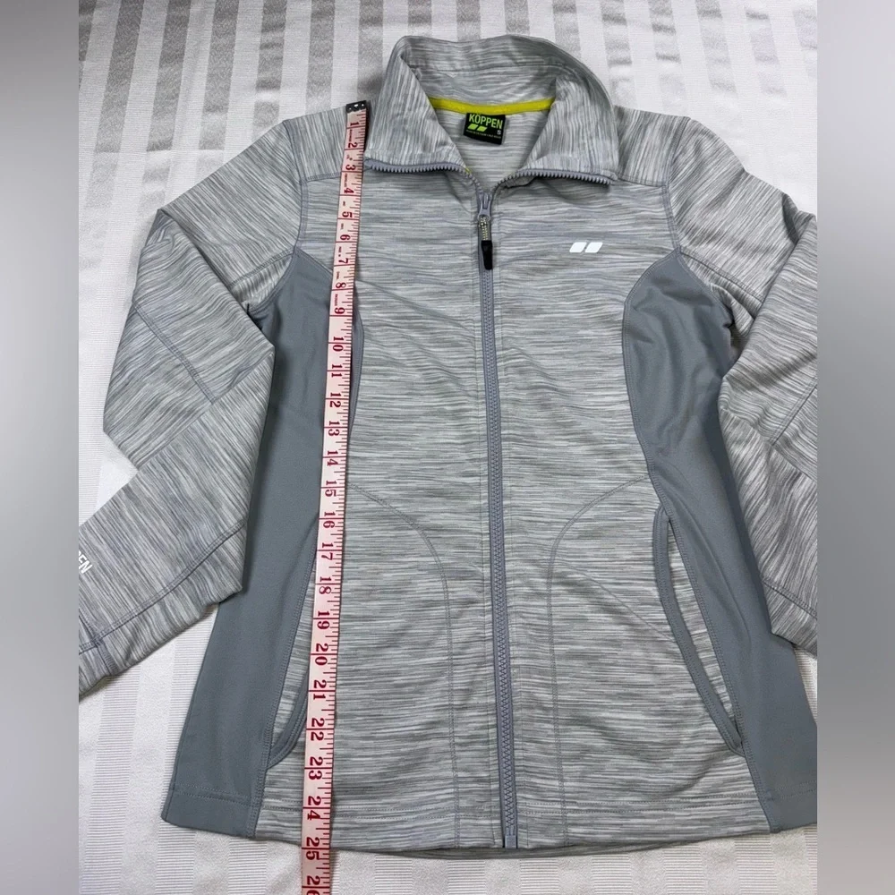 Koppen Full-Zip Athletic Jacket Gray Sz Small Women’s